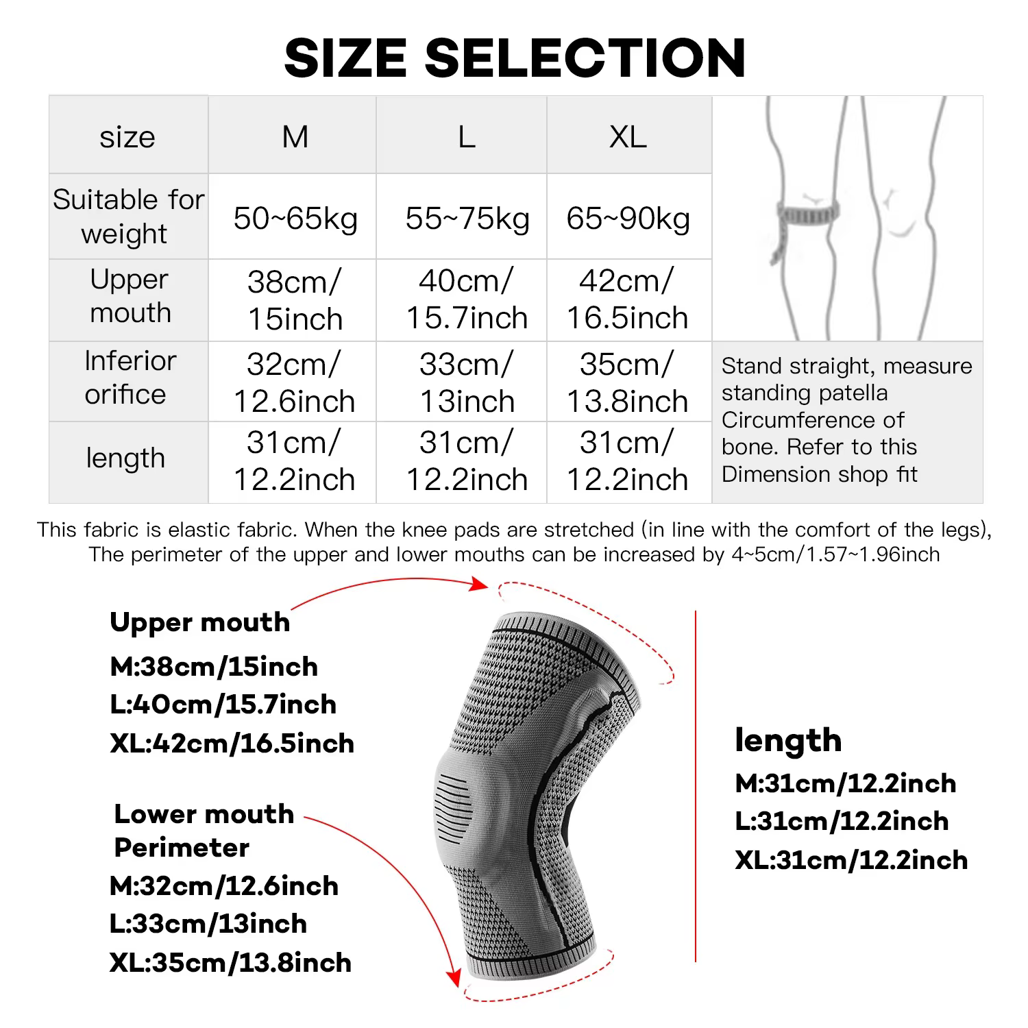 Genouillères en Silicone