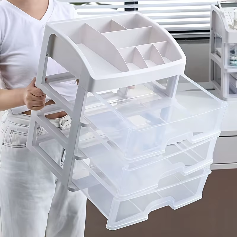 Boîte de rangement de bureau multicouche