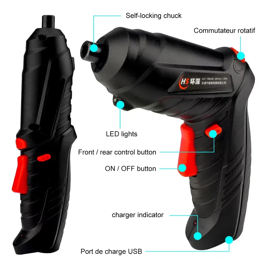 Tournevis électrique batterie Rechargeable