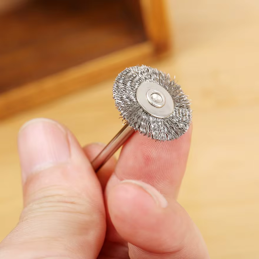 Accessoires Dremel, brosse rotative en acier de 22mm