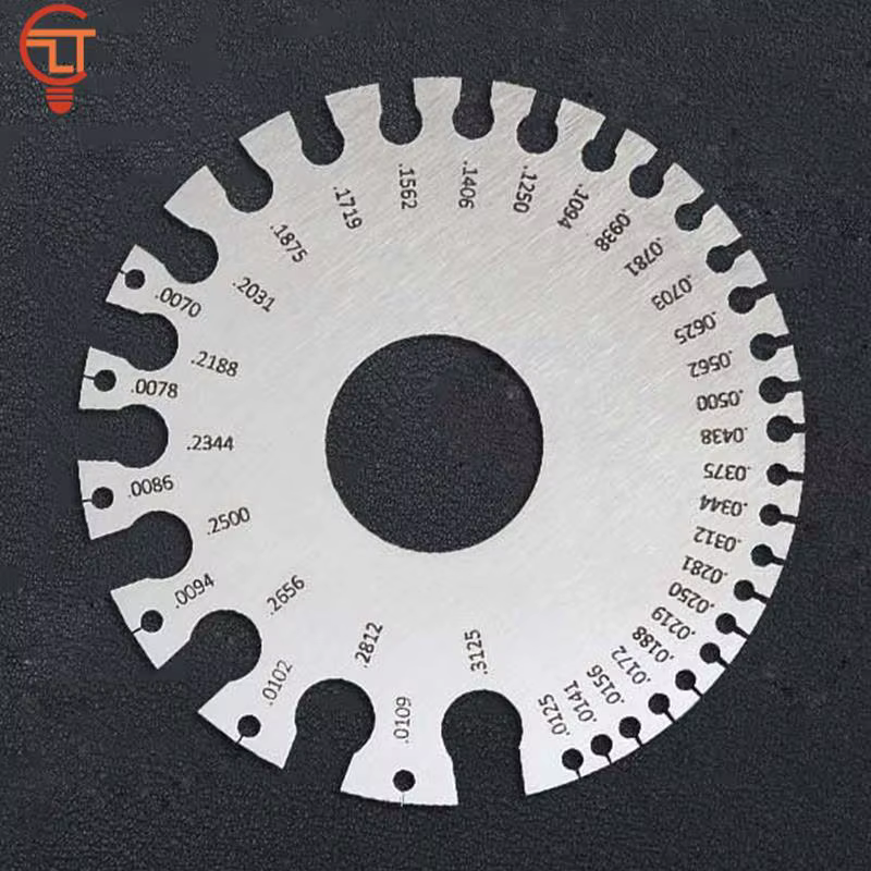 Jauge de fil AWG SWG ronde