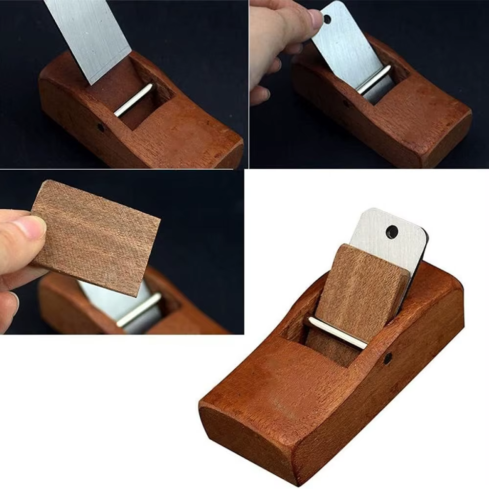 Mini avion bloc de bois