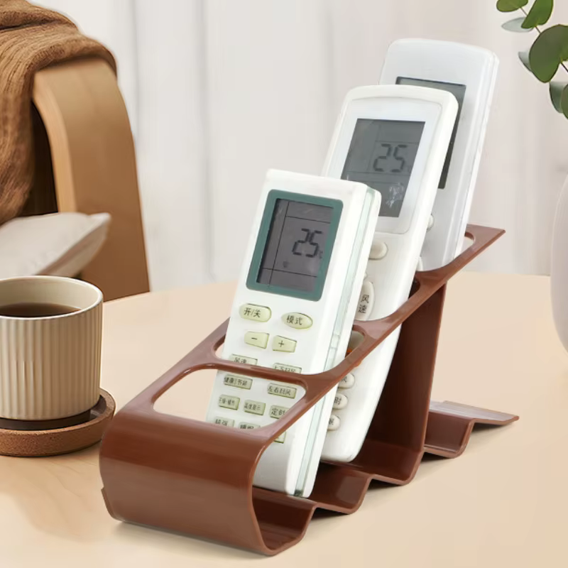 Support de rangement et d'organisation multifonctionnel avec compartiments pour télécommandes de climatisation et de