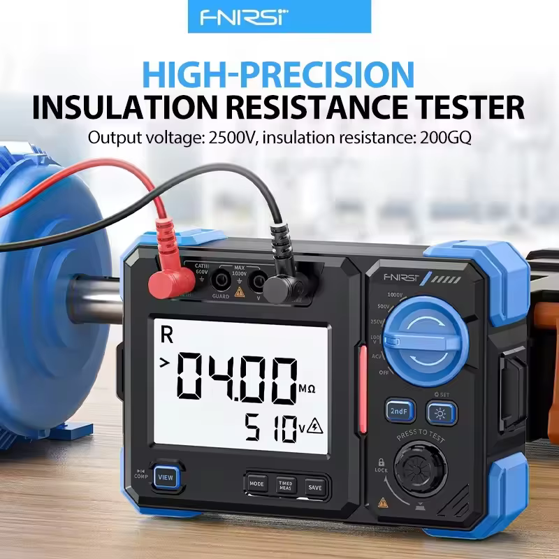 Testeur de résistance d'isolement FNIRSI MRT-1050 Megohmmètre 100/500/2500V