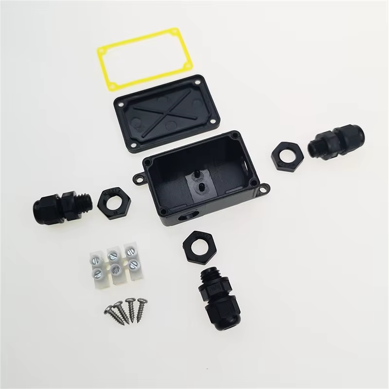 Mini boîte de jonction étanche extérieure câble extérieur en plastique