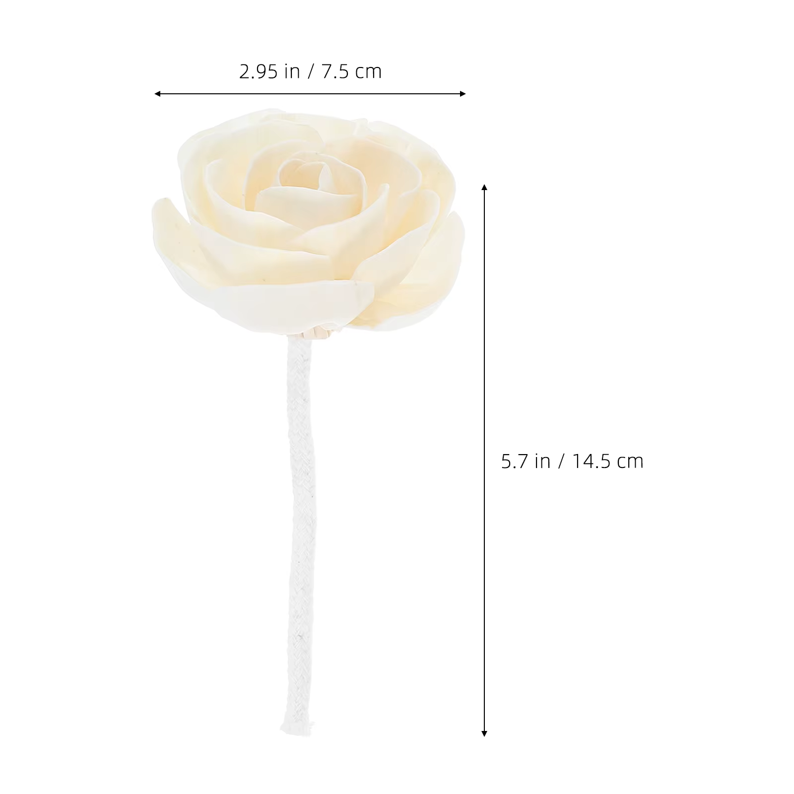 Diffuseur d'aromathérapie, décoration de maison, diffuseur de fleurs de voiture, salle de bains, désodorisant en coton aromatique, parfum Beige, décorations de bureau