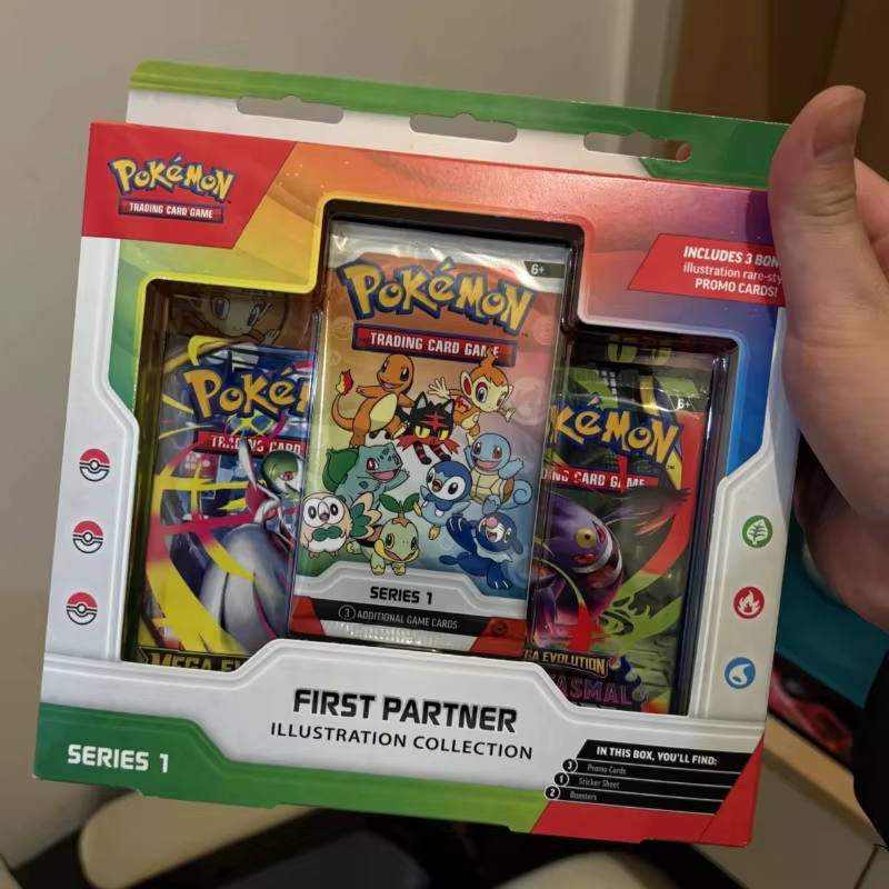 Nouvelle collection de cartes de jeu PTCG Pokémon 100% originale en version anglaise FIRST PARTNER ILLUSTRATION