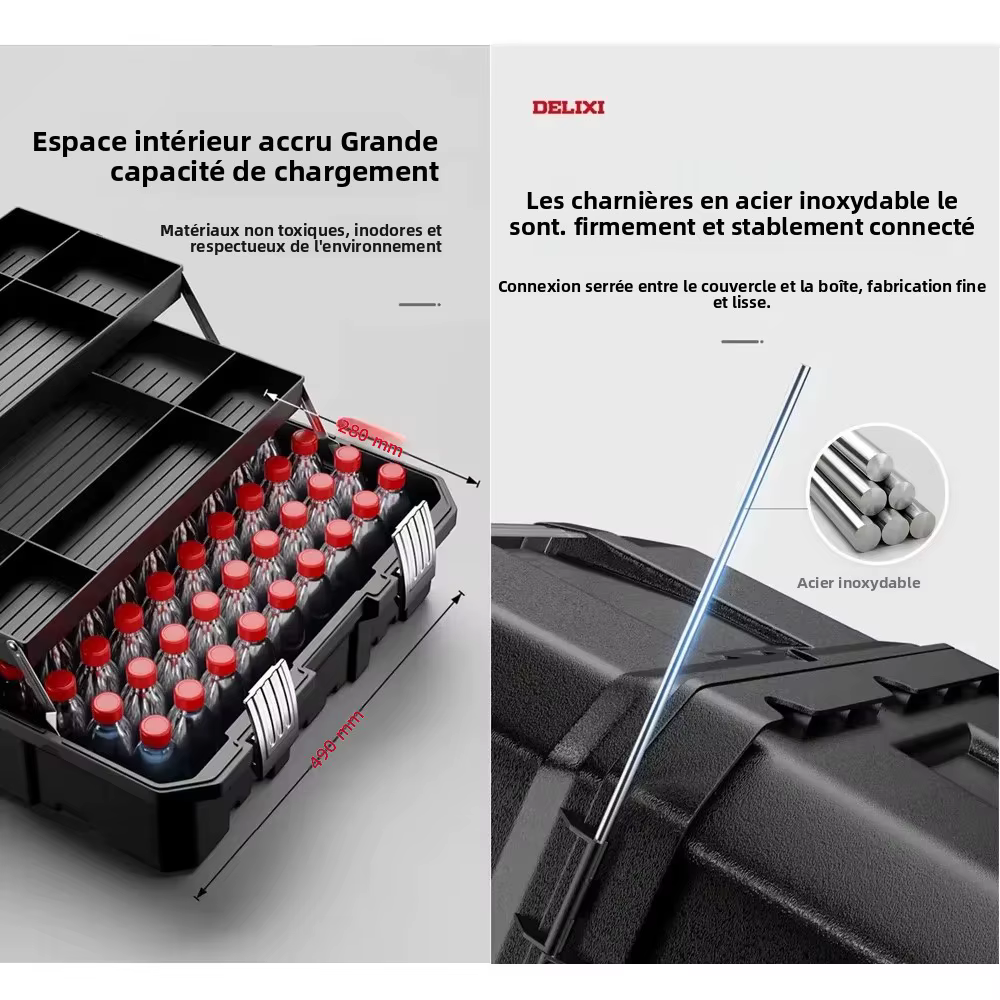 Boîte à outils industrielle coffre