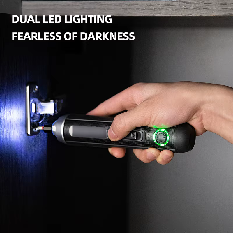 Tournevis électrique Deli sans fil rechargeable avec batterie au lithium