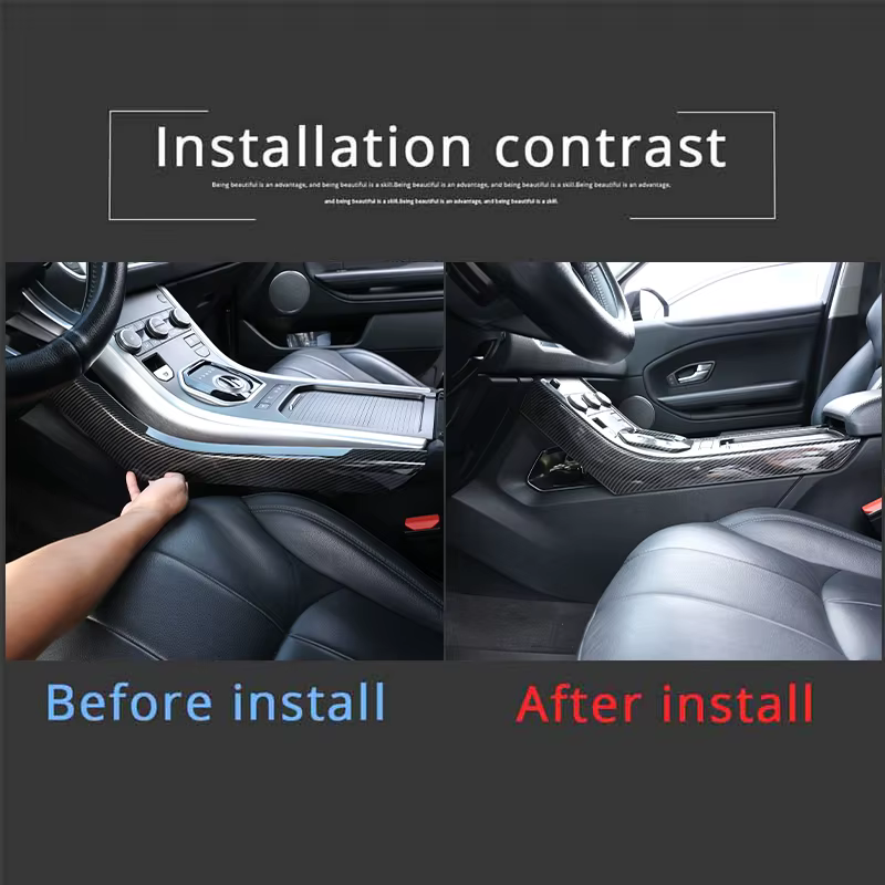 Bandes décoratives pour console centrale de voiture