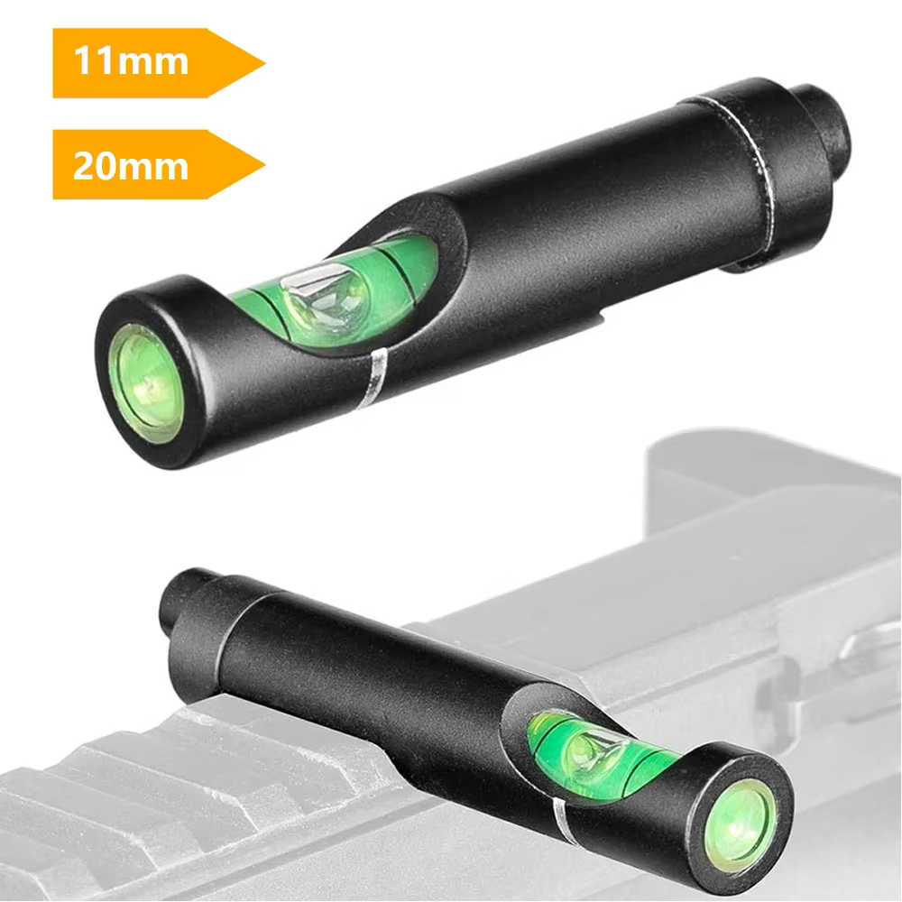 Niveau à bulle Hunting Spirit pour montures de lunette optique sur rail Picatinny 11mm/20mm