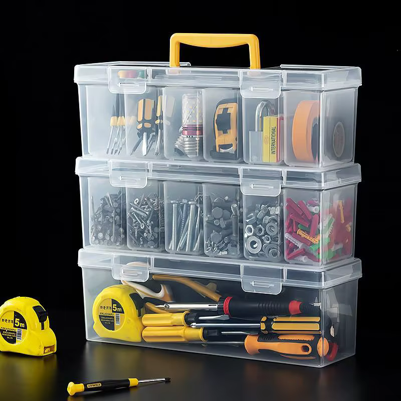 【Boîte à outils transparente vide