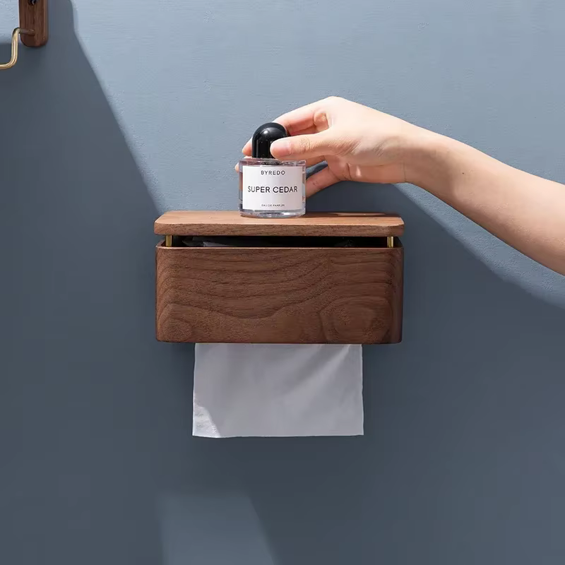 Boîte murale pour papier toilette