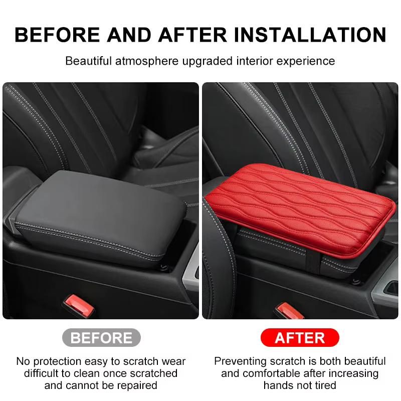 Boîte de rangement pour accoudoir de voiture, Organisateur de console centrale de voiture, Coussin rehausseur d'accoudoir avec porte-gobelet et boîte de rangement pour accoudoir