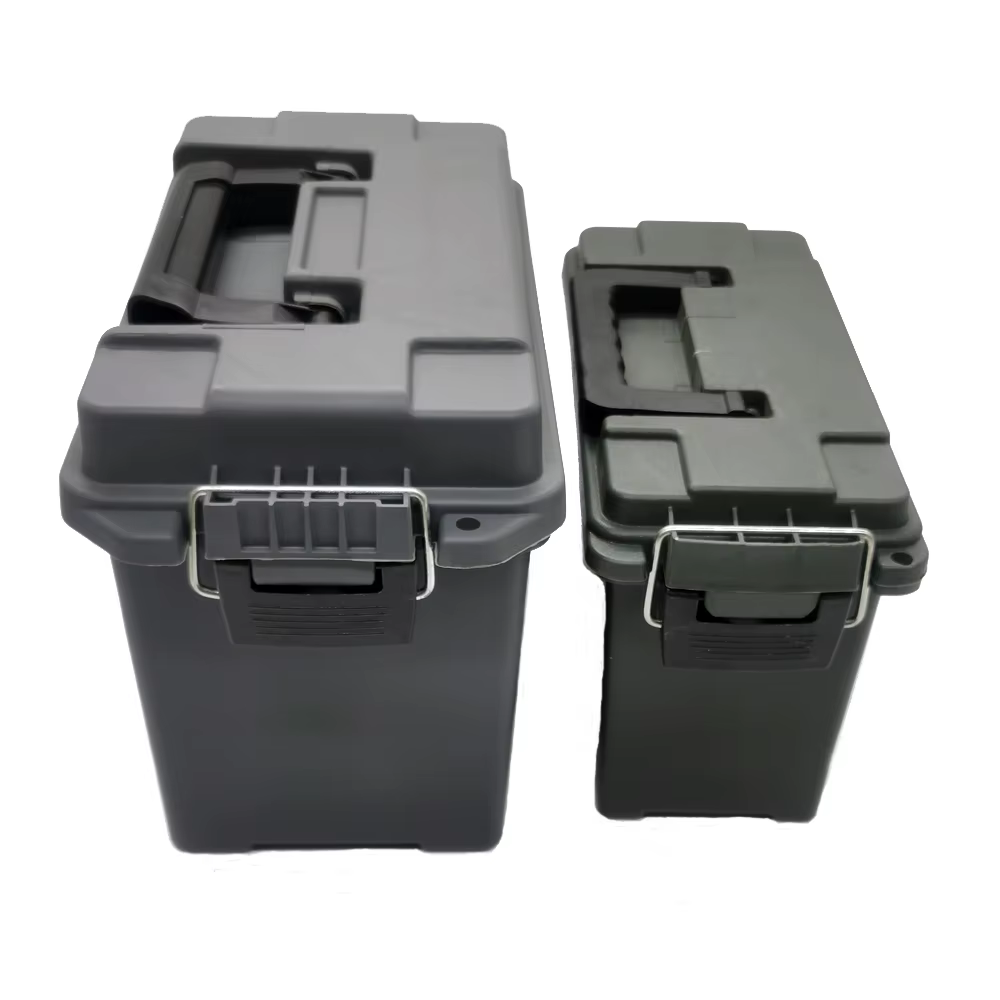 Boîte à munitions en plastique de style militaire
