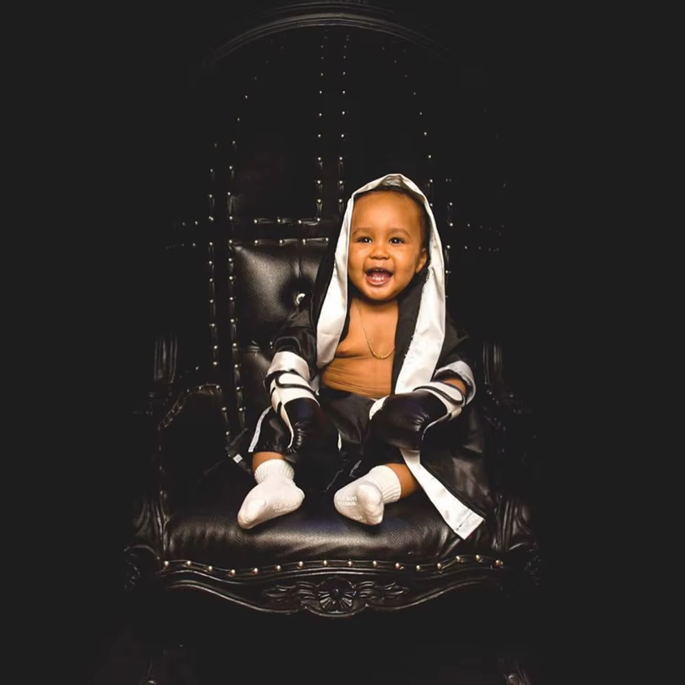 Accessoires de photographie pour nouveau-nés, thème de boxe, tenue Photo pour bébé, peignoir, short, ensemble de gants, Costume Photo pour nouveau-né, accessoires de Studio