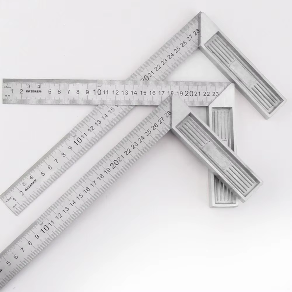 Règle carrée à angle droit en acier inoxydable