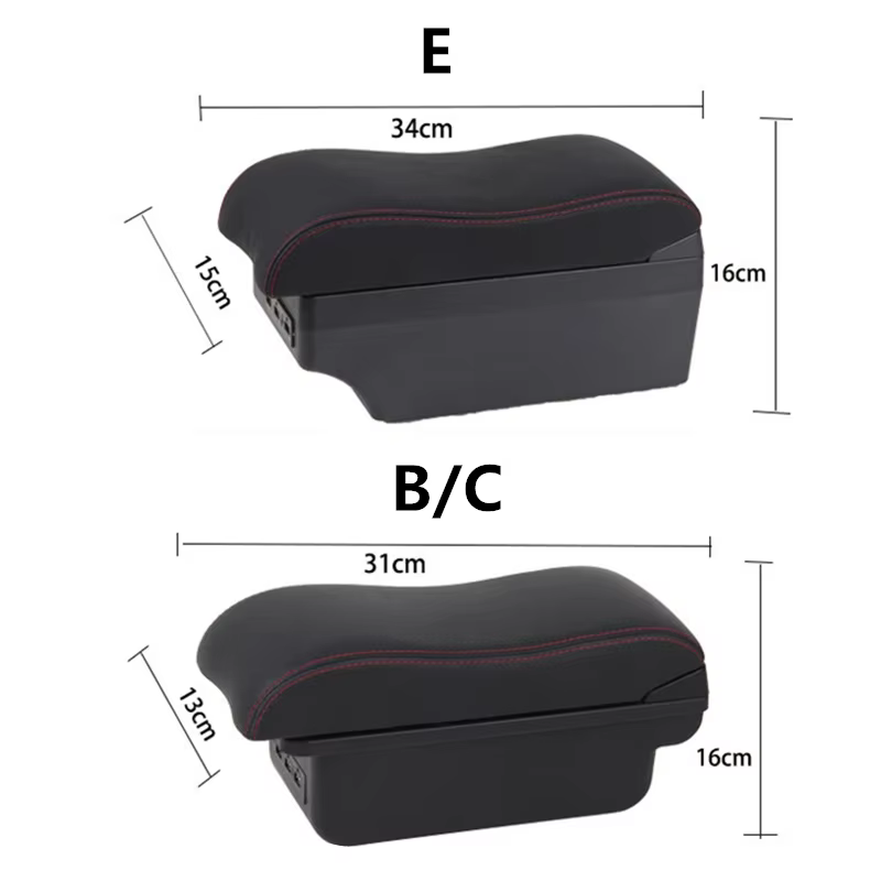 Boîte d'accoudoir pour Seat Ibiza pour Ibiza MK4 IV 6J 2008 – 2017