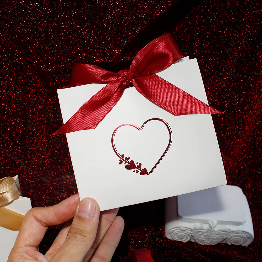 Boîte à bonbons d'amour de la Saint-Valentin, boîte-cadeau, boîte-cadeau pour amoureux, boîte à bonbons pour amoureux, boîte-cadeau pour battement de cœur de la Saint-Valentin