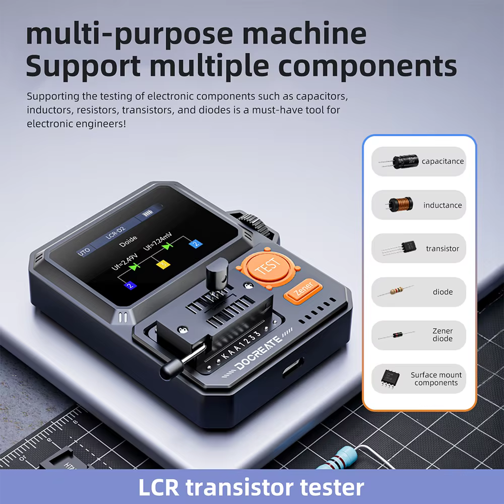 Testeur de transistors haute précision LCR-D2 pour la mesure