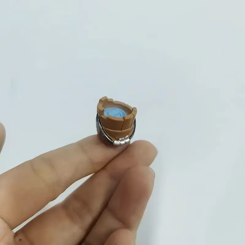 Mini petits seau d'eau en résine