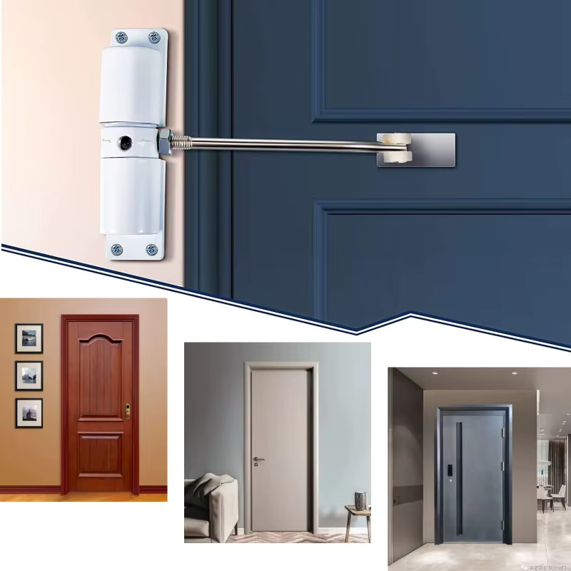 Ferme-porte automatique à 180 degrés en métal