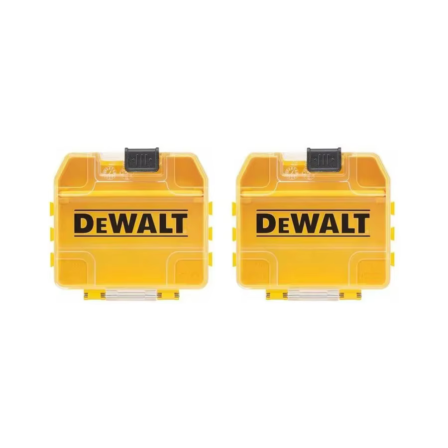 DEWALT Original Mini boîtier robuste boîte à outils en vrac 2 pièces 7x6.3x1.7mm DT70800-QZ