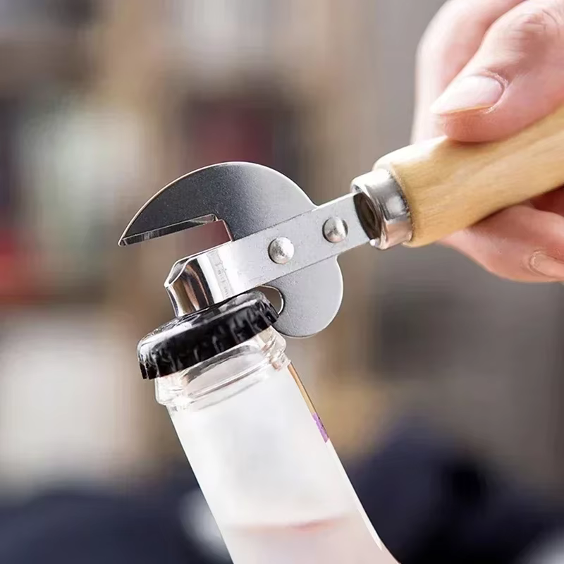 Ouvre-boîte manuel Portable en acier inoxydable