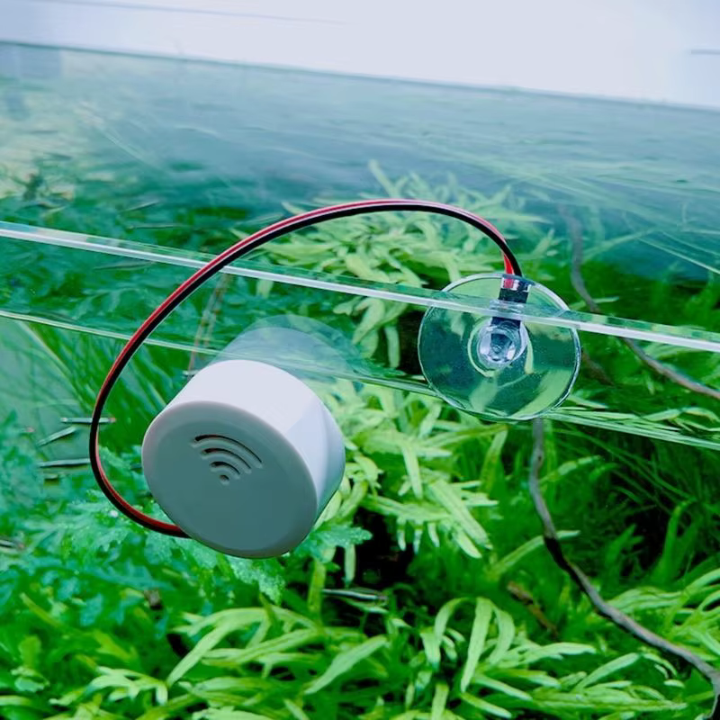 Alarme de niveau d'eau M68E avec sonde, capteur de fuite d'eau, détecteur de débordement, système de sécurité pour Aquarium, alarme domestique