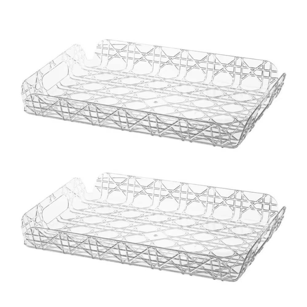 Plateau de rangement rectangulaire pour la maison