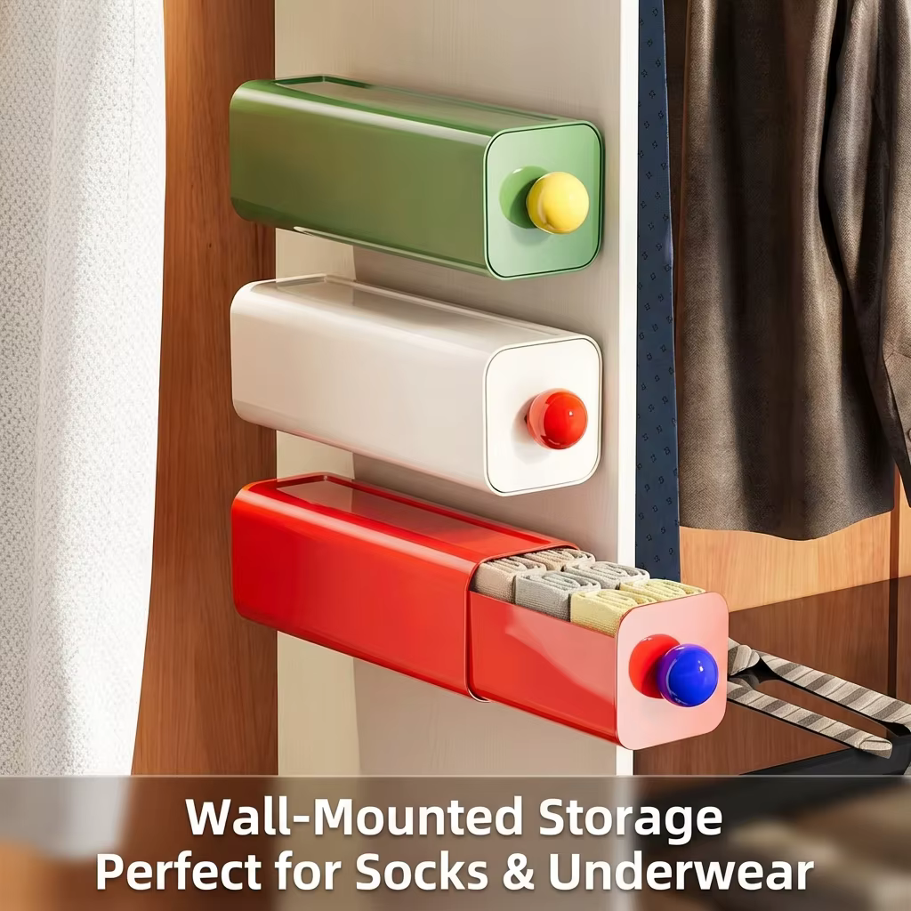Boîte de rangement murale en plastique