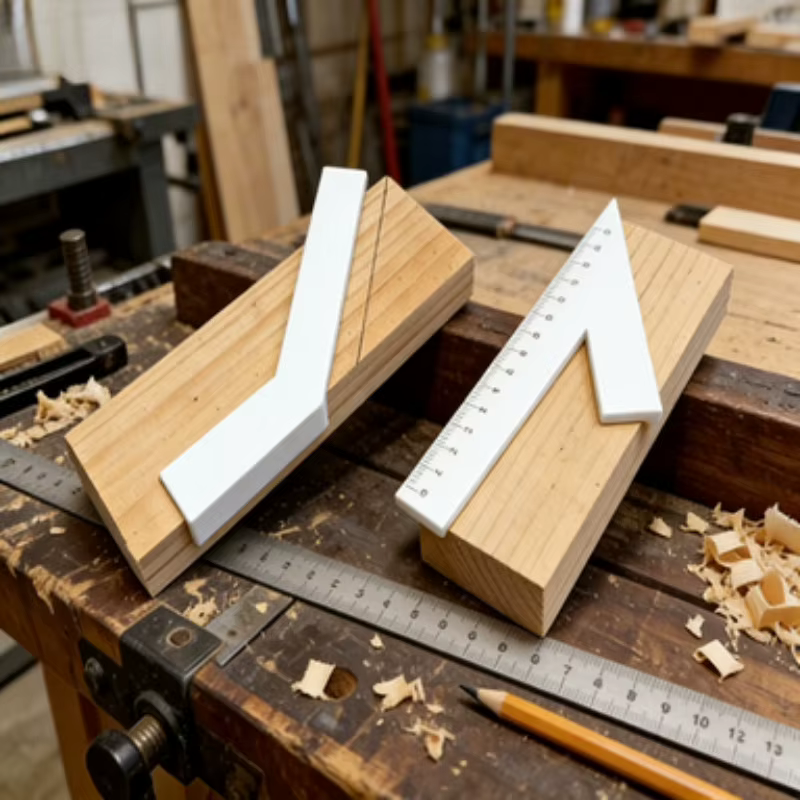 2 pièces – Guide d'angle 3D imprimé pour le travail du bois