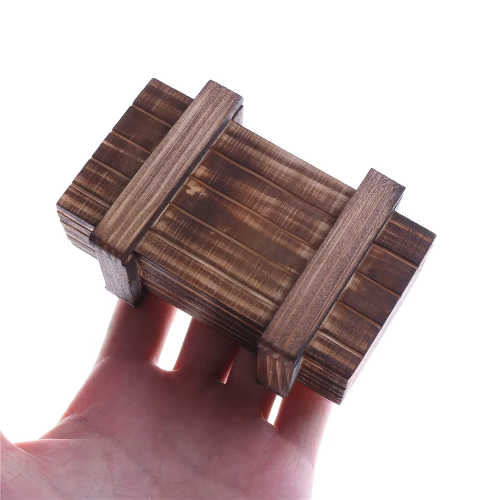 Boîte de Puzzle en Bois à Compartiment Magique avec SecExamen MELBrain Teaser
