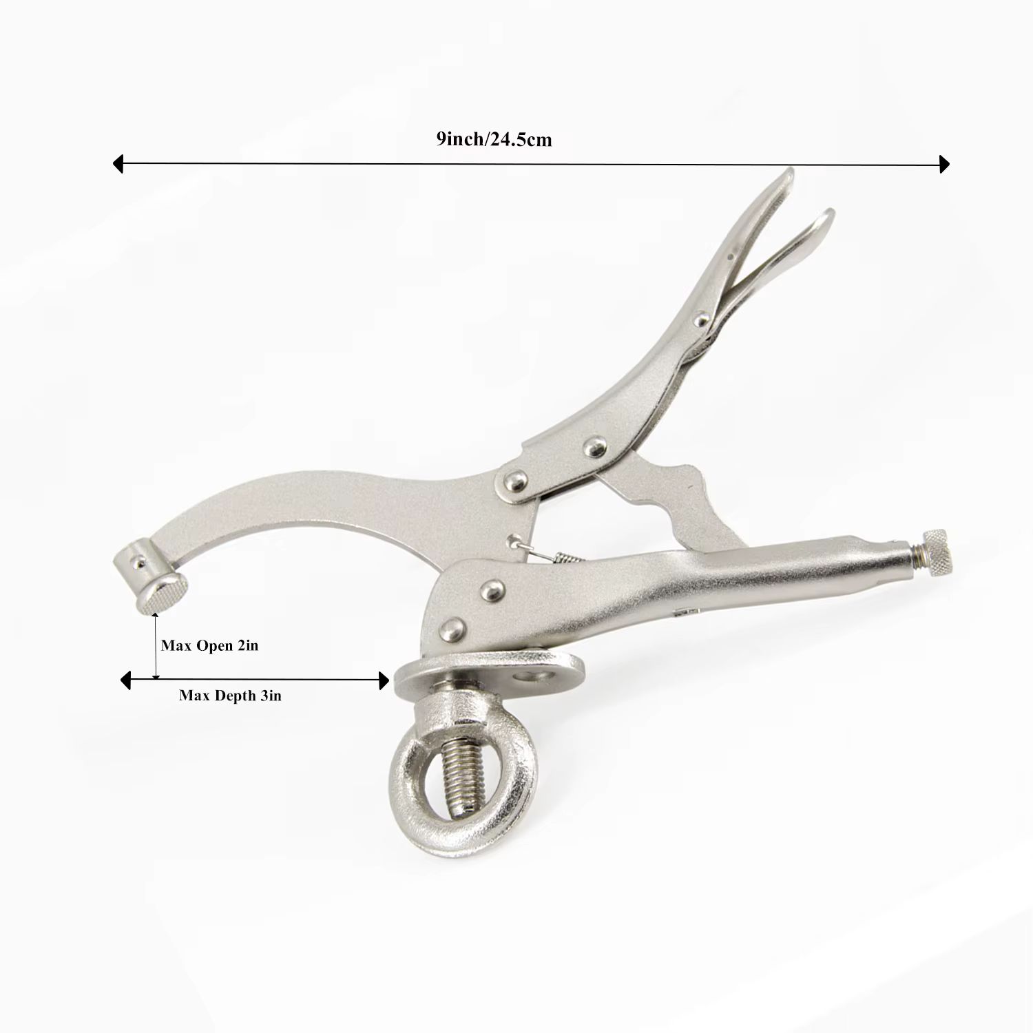Pince étau pour perceuse de 9 pouces