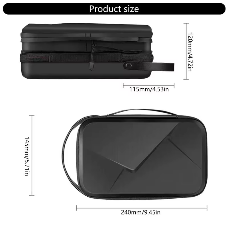 652f Étui des sacs rangement extensible pour l'action 5 accessoires à l'épreuve des chocs