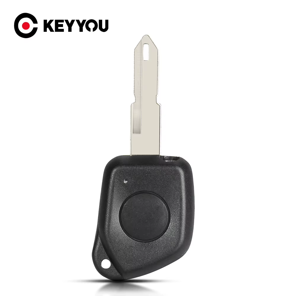 KEYYOU Coque de clé de voiture de remplacement pour Peugeot 106 205 206 306 405 406