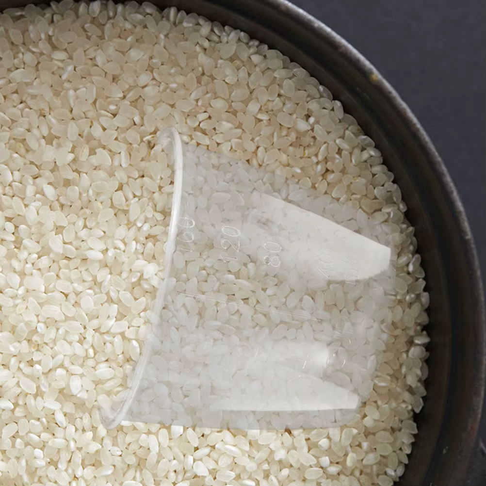 5 tasses à mesurer pour le riz en plastique transparent avec échelle claire pour une mesure précise du riz