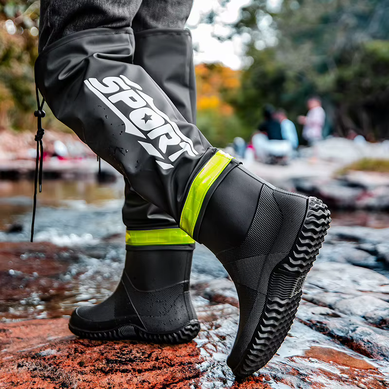 Bottes de pluie montantes pour hommes