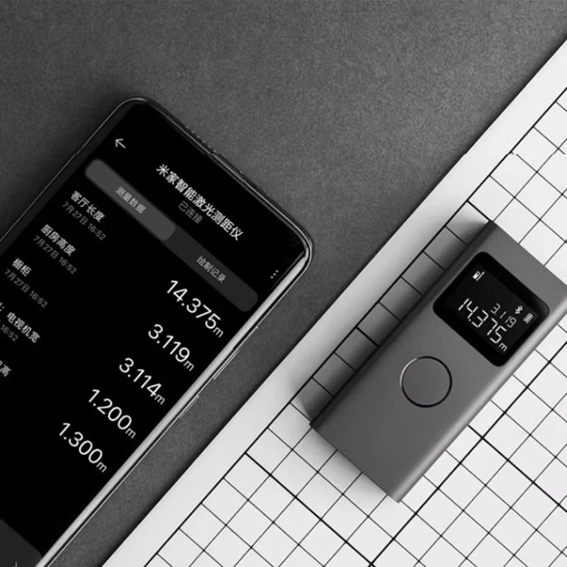 Télémètre laser intelligent Mijia compatible avec l'application Xiaomi