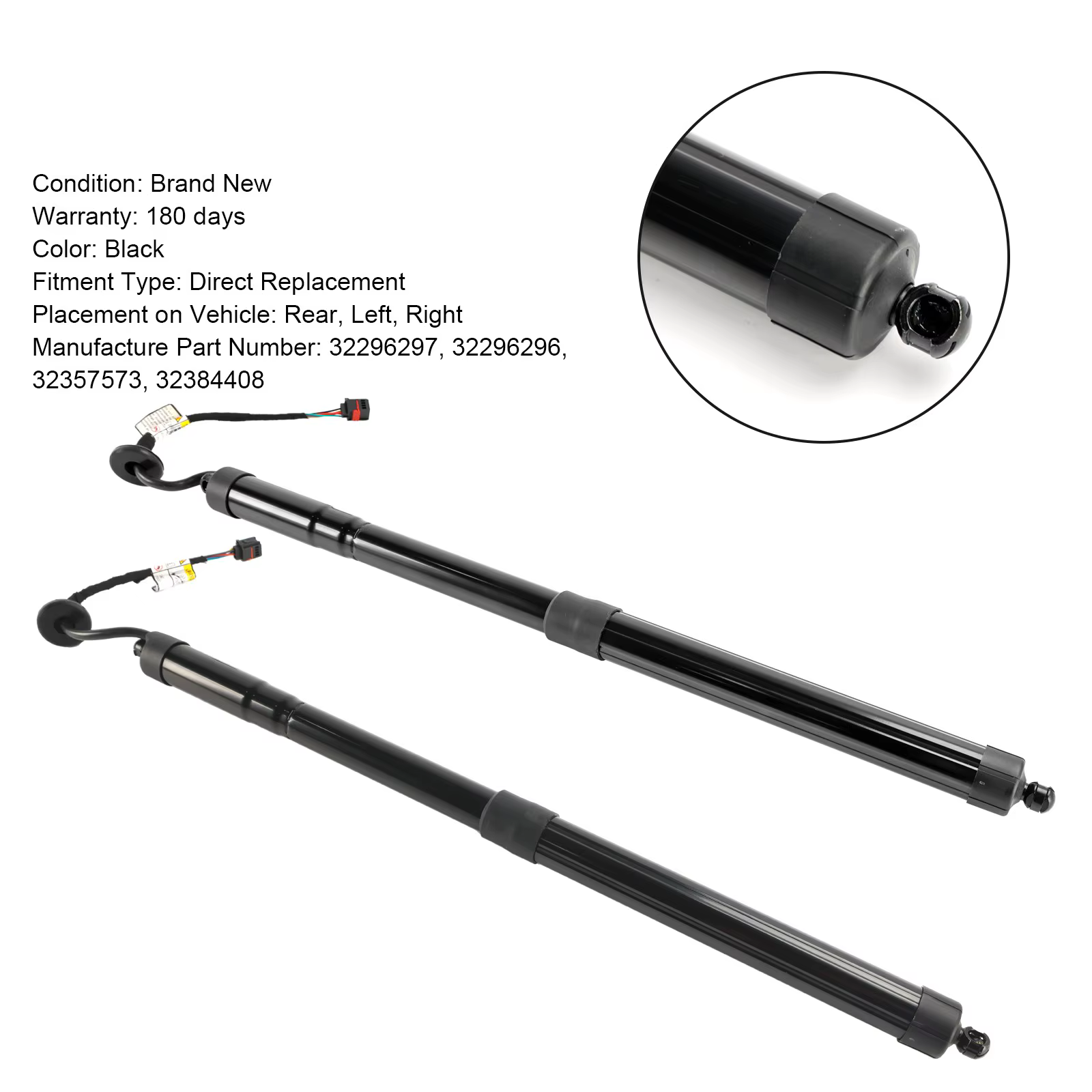 Amortisseurs électriques de coffre pour Volvo XC40 EX40 2019-2022 32296297 32357574 32384409 32399278 31690986 32296296 32357573 3238440
