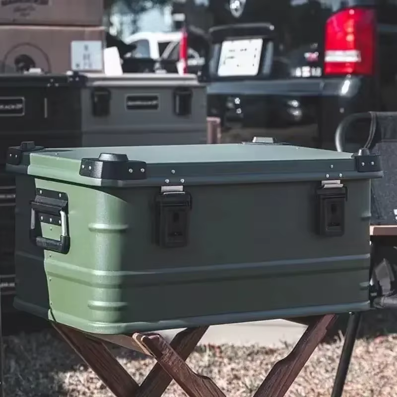 Mallette de rangement portable en alliage d'aluminium et de magnésium pour voiture