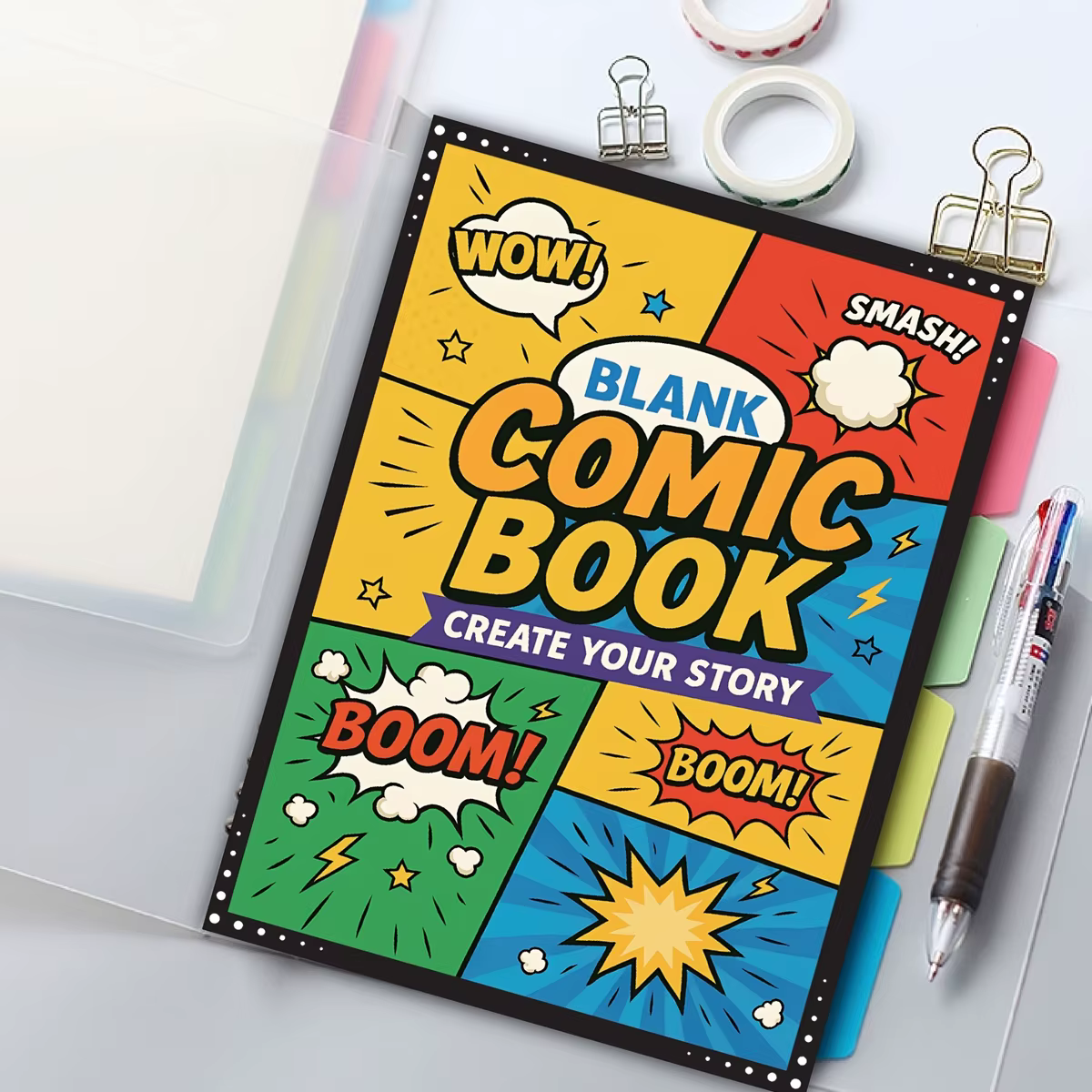 30 feuilles Manga carnet de croquis bande dessinée vierge bricolage livre de dessin modèle Multiple bulles de parole