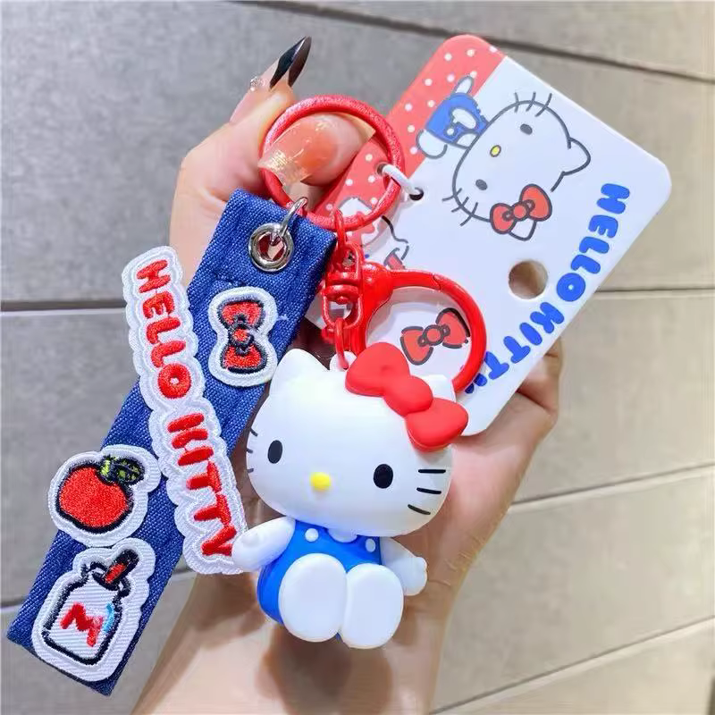 Porte-clés authentique Anime Sanrio Hello Kitty
