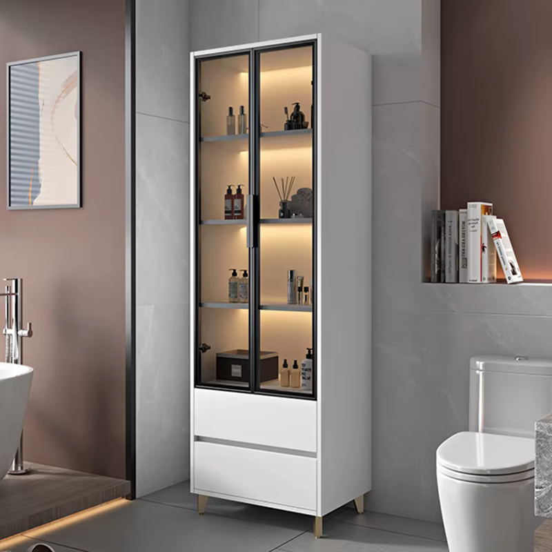 Armoire latérale de salle de bain