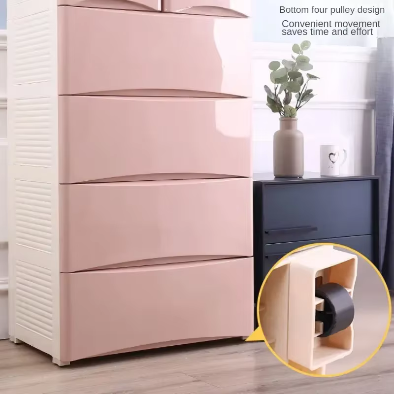 Armoire de rangement en plastique pour bébé
