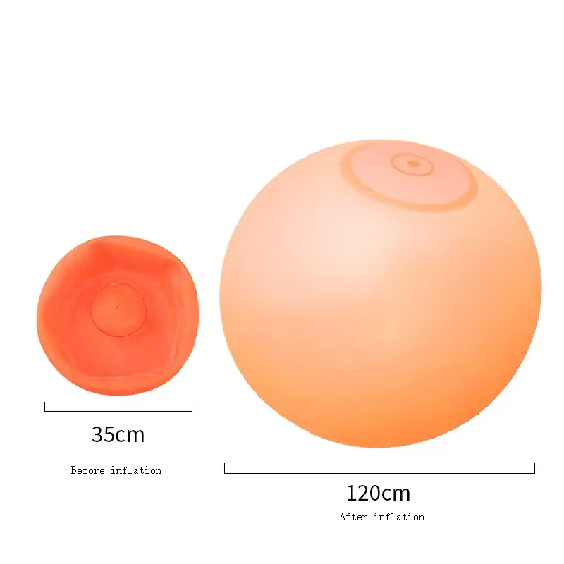 Ballon gonflable rempli d'air et d'eau pour enfants