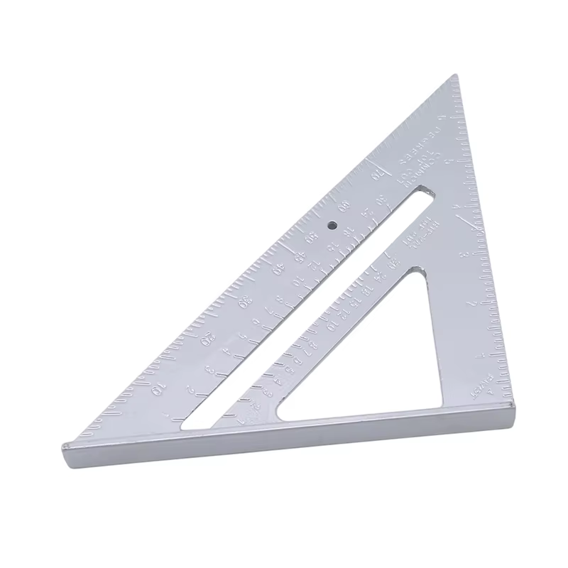 Règle triangulaire en alliage d'aluminium