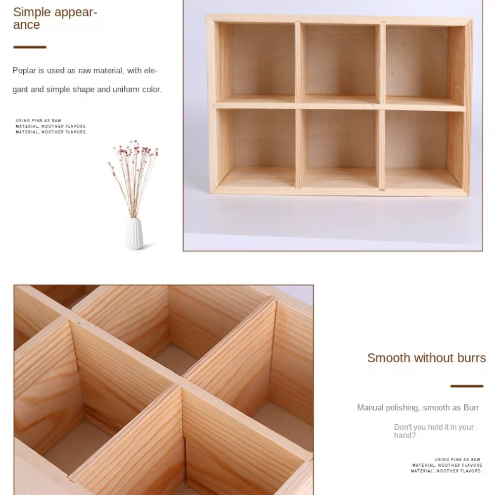 Boîte à tiroirs en bois