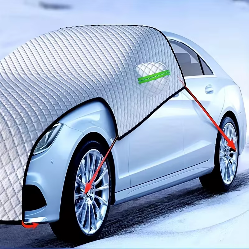 Agrandir la couverture de neige de voiture pare-brise d'hiver bouclier