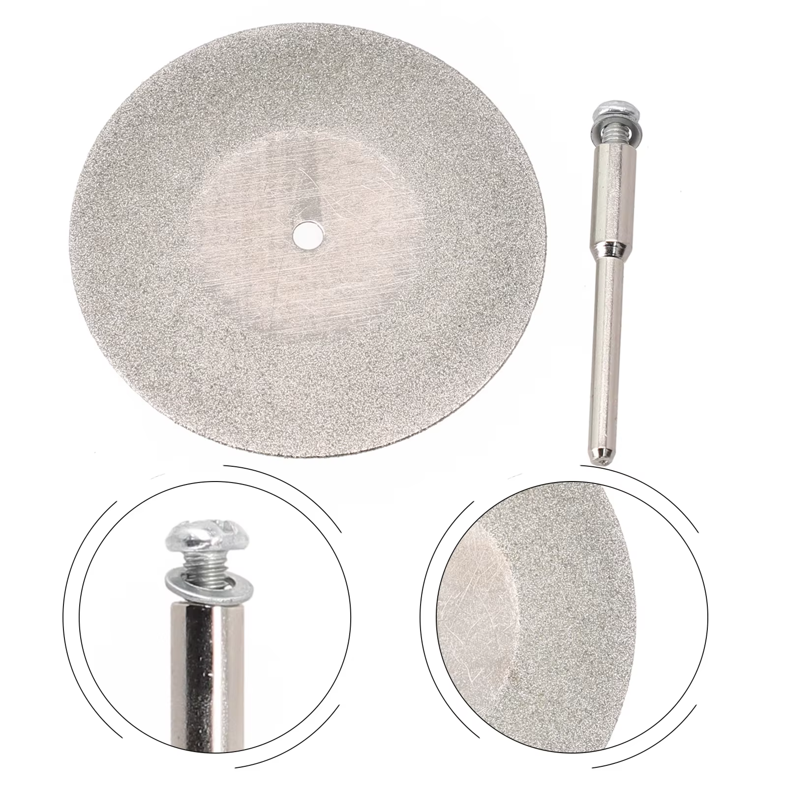 Ensemble de disques de coupe diamantés miniatures pour accessoires rotatifs